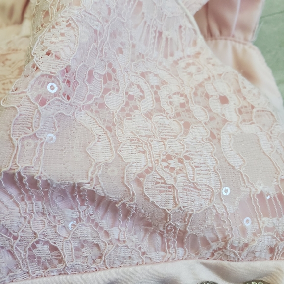 MARMELLATA Girls Lace sequin jewel flowy dress - Picture 6 of 7